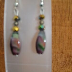 Elegant Multicolor Dangle Earrings
